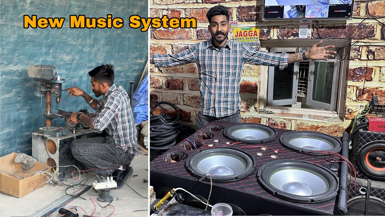 Music System Da Km Karta Start 🔥🔊| Dinosaur Music System 4 Sub Woffer | Lucky Goldsmith