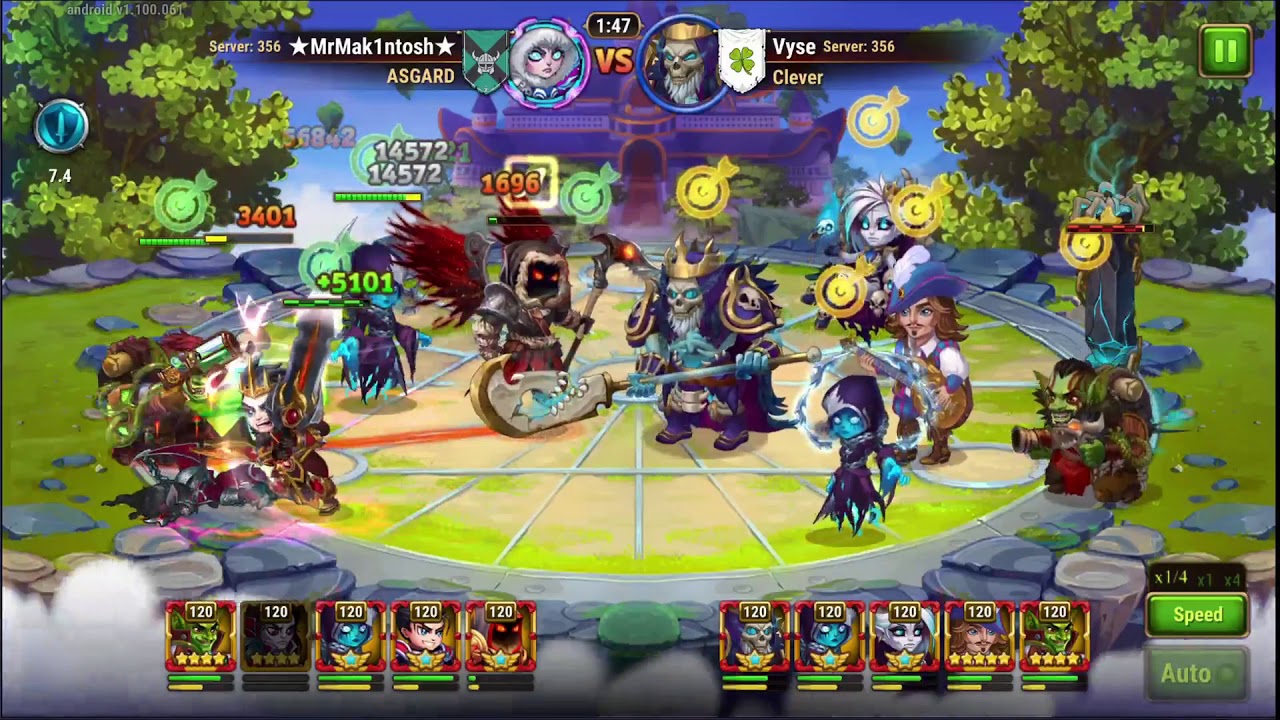 Hero Wars - Guild Wars #356, 369k vs 358k vampire Keira