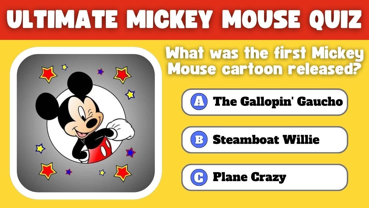 TAKE THIS TRICKY MICKEY MOUSE TRIVIA QUIZ!