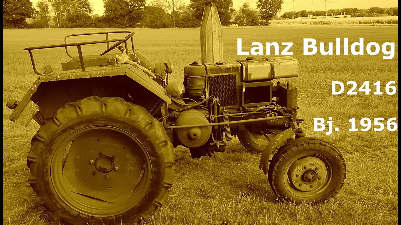 🚜 Ausfahrt Lanz Bulldog D2416 Baujahr 1956