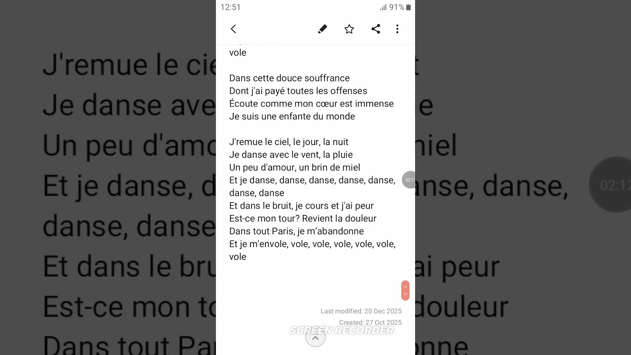Dernière Danse - Indila | Official Lyrics 