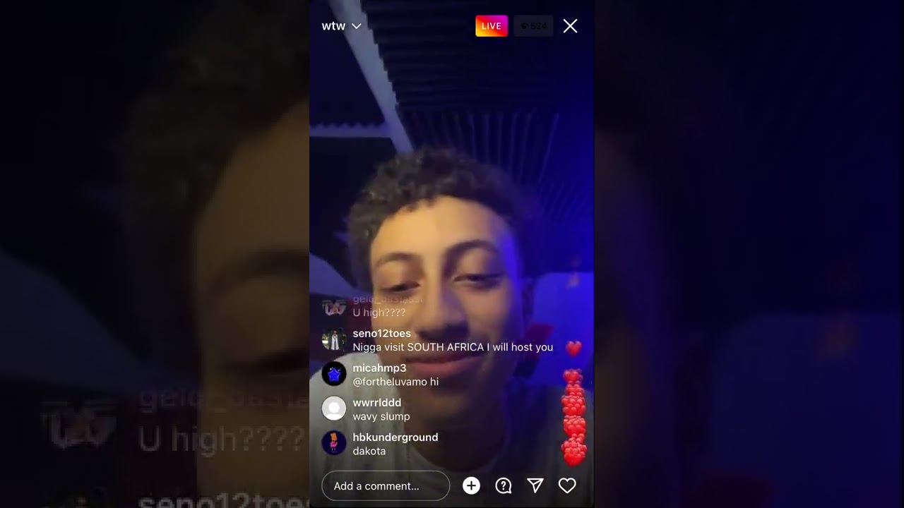 Slump6s on instagram live