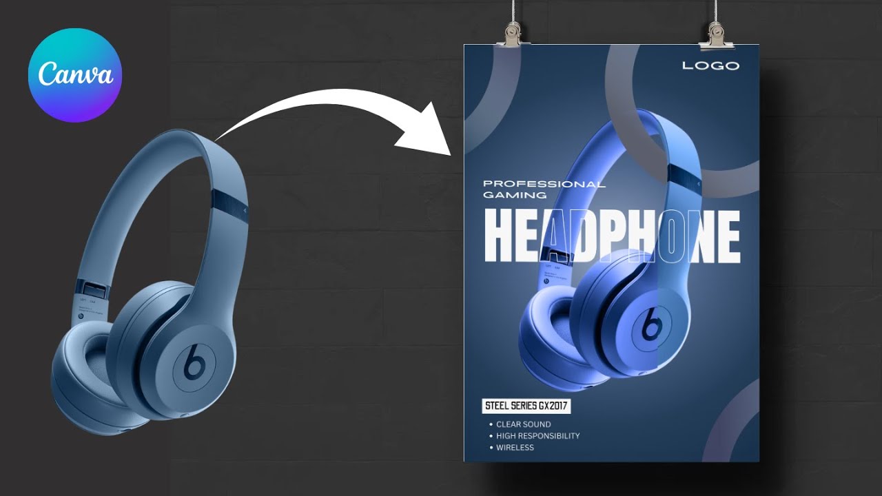 Product Poster Design in Canva | Fast, Easy & Professional Look! #canvatutorial #posterdesign