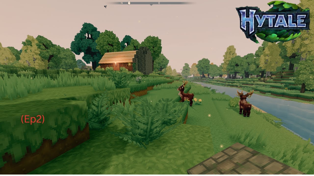 HyTale: Ep2 Fixing up the abandoned farm house