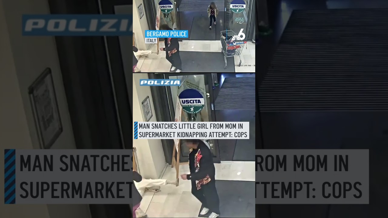 Man snatches little girl from mom in supermarket kidnapping attempt: Cops