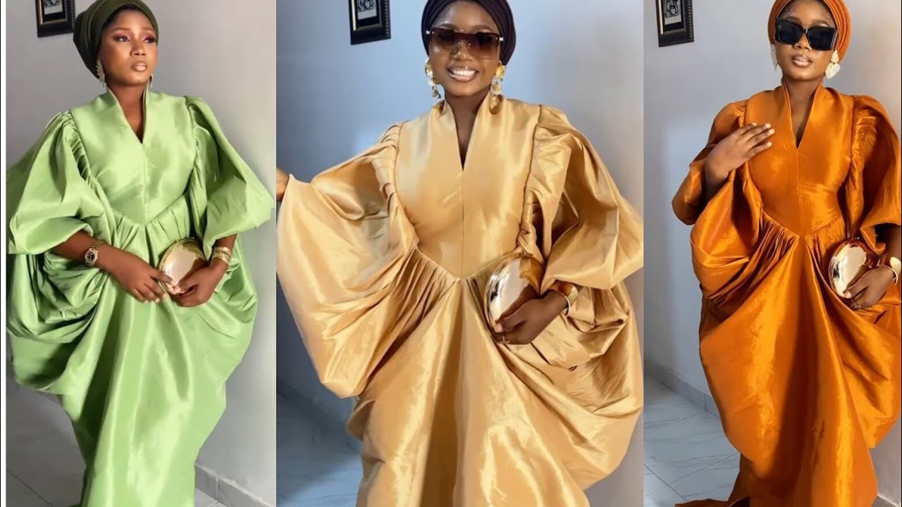 FREE  HAND// NO SLASH AND SPREAD// How to Sew BUILT UP COLLAR BUBU KAFTAN 💥