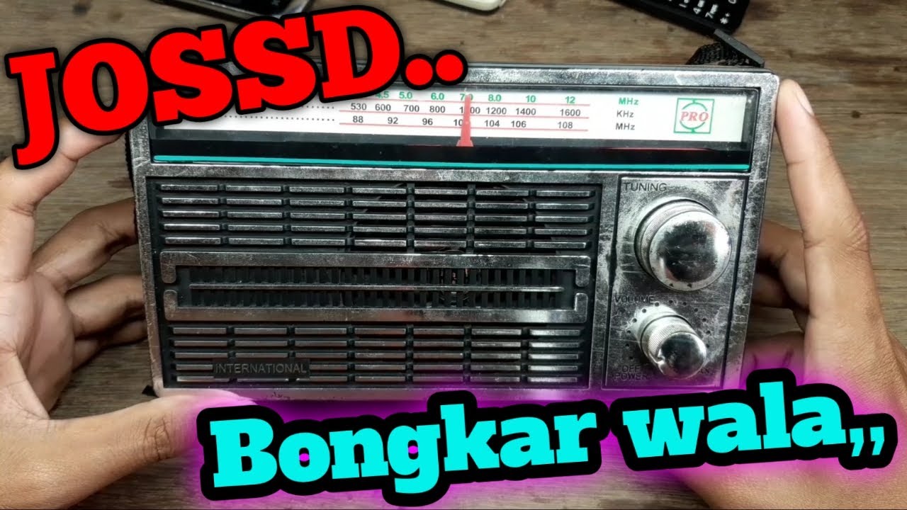 Bongkar Radio INTERNATIONAL PRO model : F-4250 Versi Modern🔴🔴