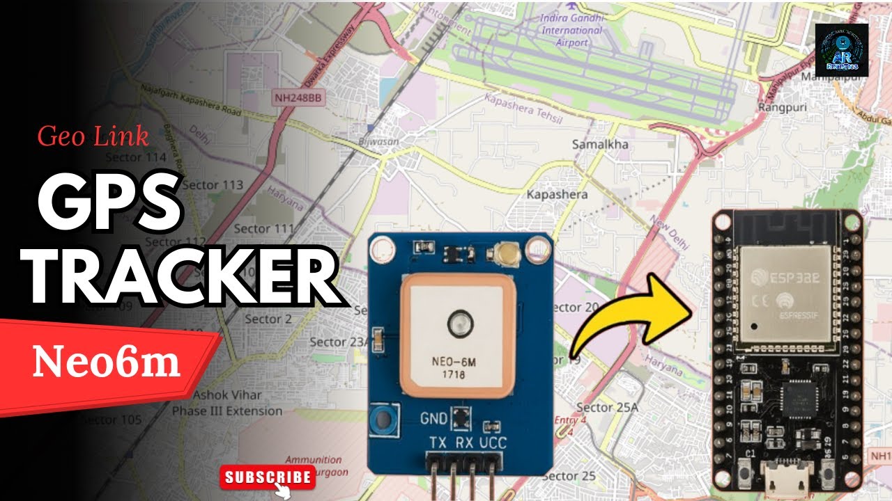 GPS-трекер на базе ESP32 с модулем Neo-6M 🌍 @Circuitdigest