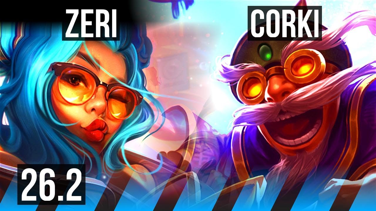 ZERI vs CORKI (MID) | 105K damage | EUW Master | 26.2