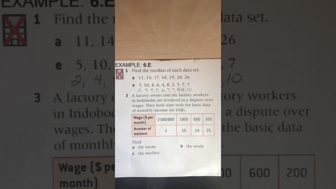 6.E Homework #1ae & #3 (IB.A&A)