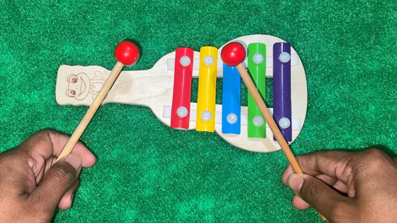 Wooden Guitar Xylophone for Kids | Preschool Educational Musical Toy