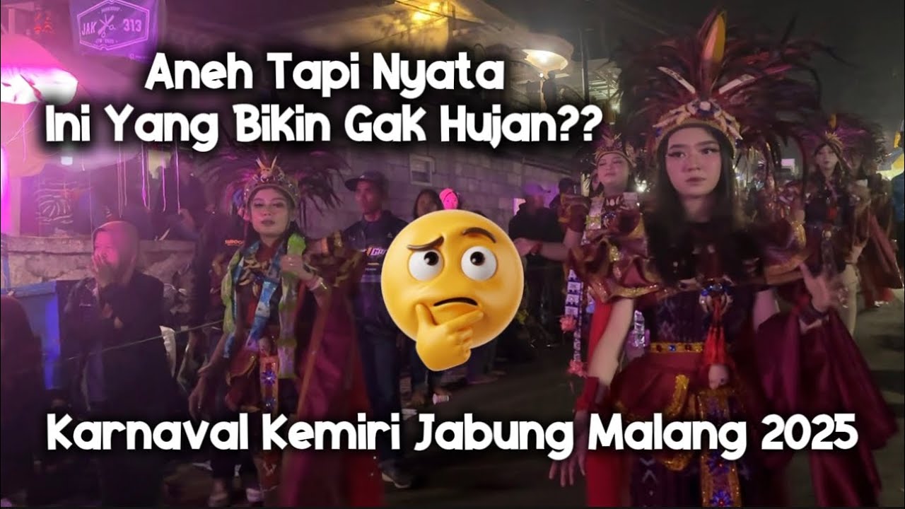 Karnaval Sound Kemiri Jabung Malang 2025 Tetap Meriah, Aneh Tapi Nyata Langit Tak Turun Hujan!!