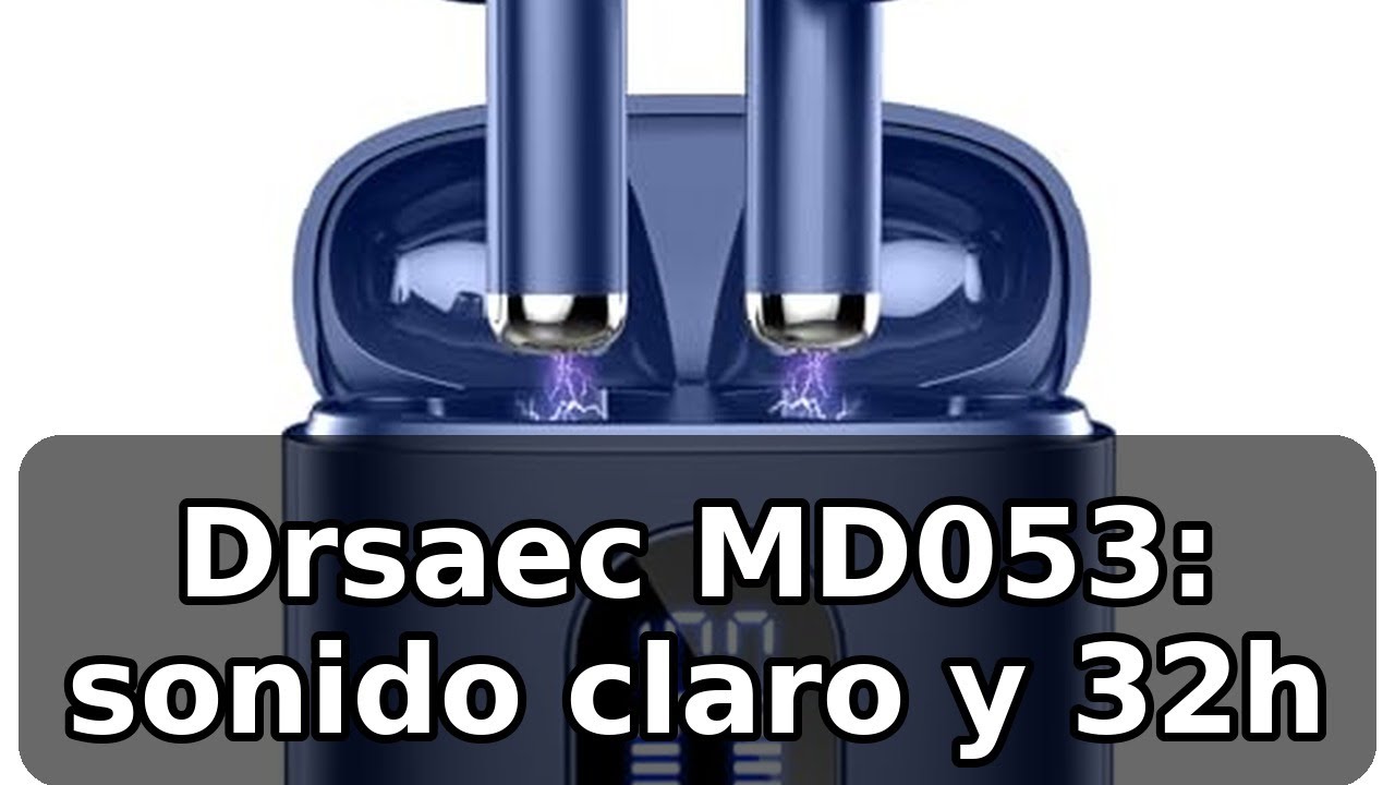Review honesta de Drsaec MD053: auriculares Bluetooth 5.4 con 32h y IP7