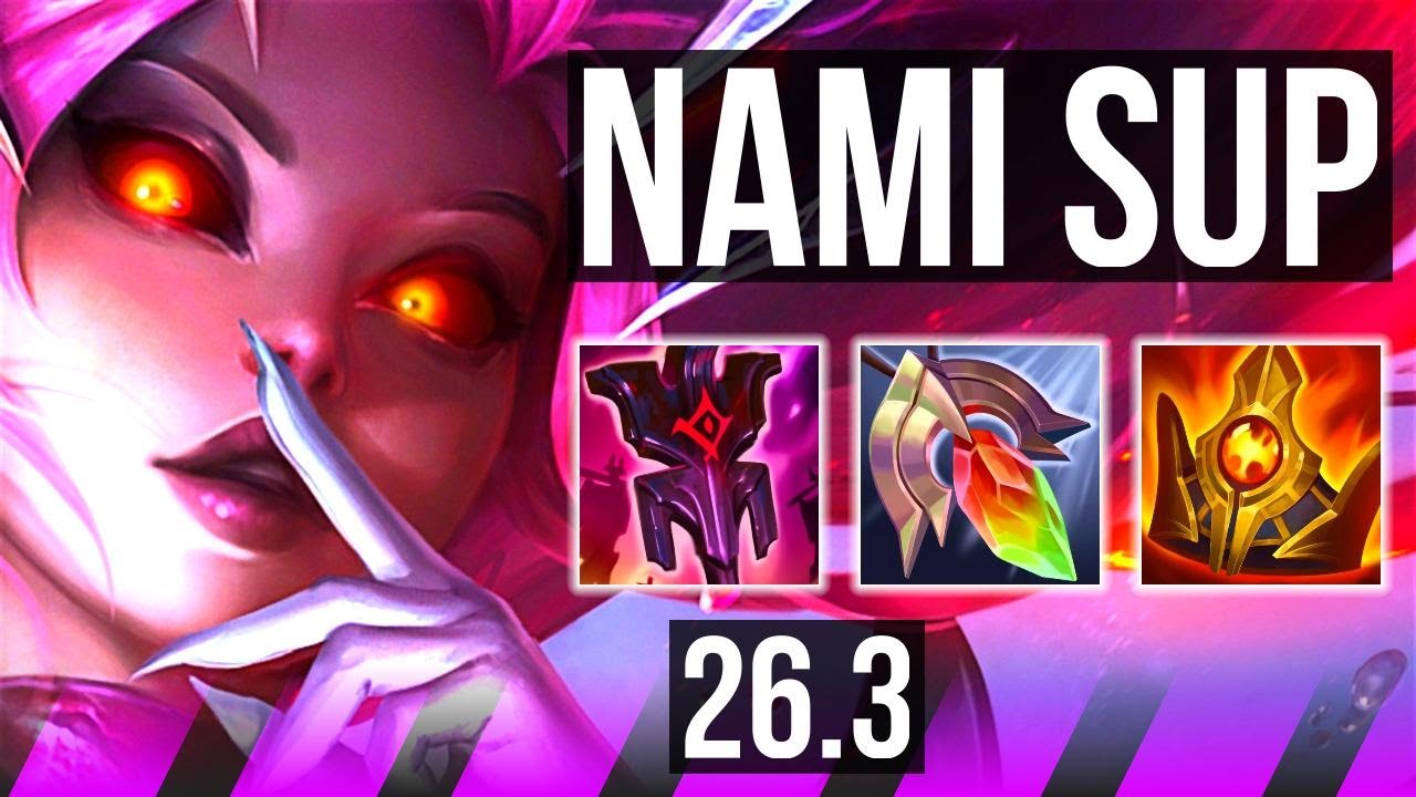 NAMI & Lucian vs BLITZCRANK & Ezreal (SUP) | EUW Diamond | 26.3