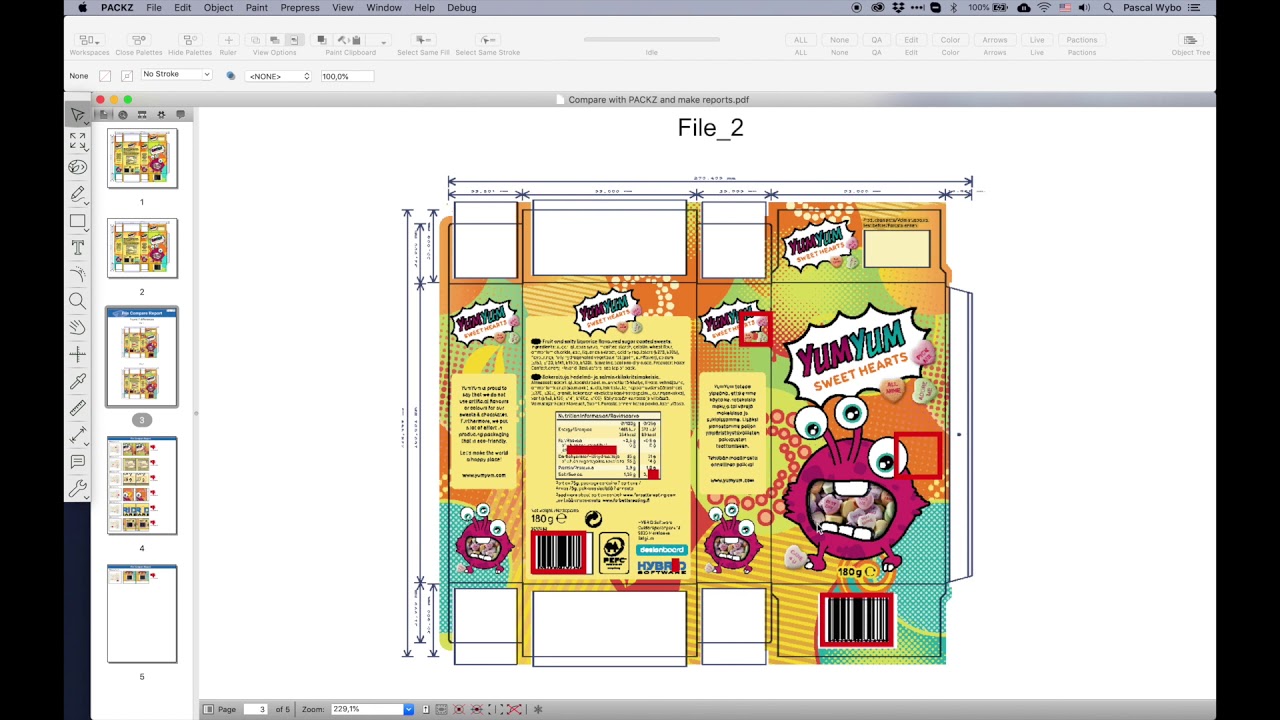 PACKZ - File Compare Report