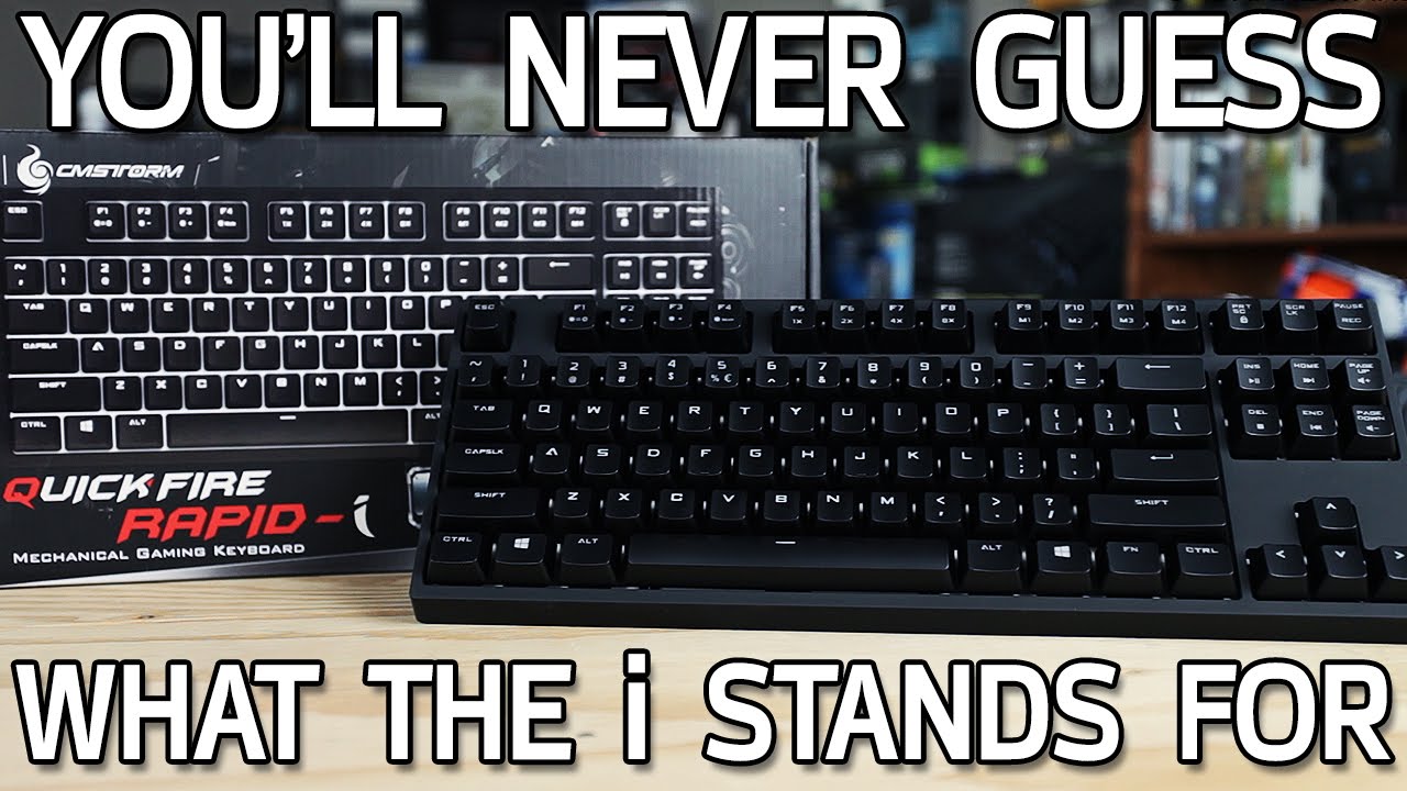 Cooler Master Quickfire Rapid-i Mechanical Keyboard