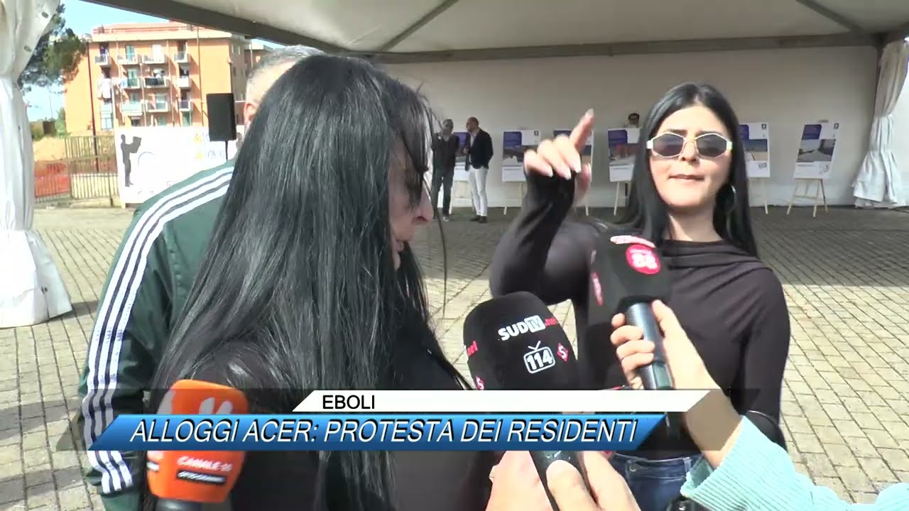 ✅ EBOLI: ALLOGGI ACER, PROTESTA DEI RESIDENTI |SUD TV 114|