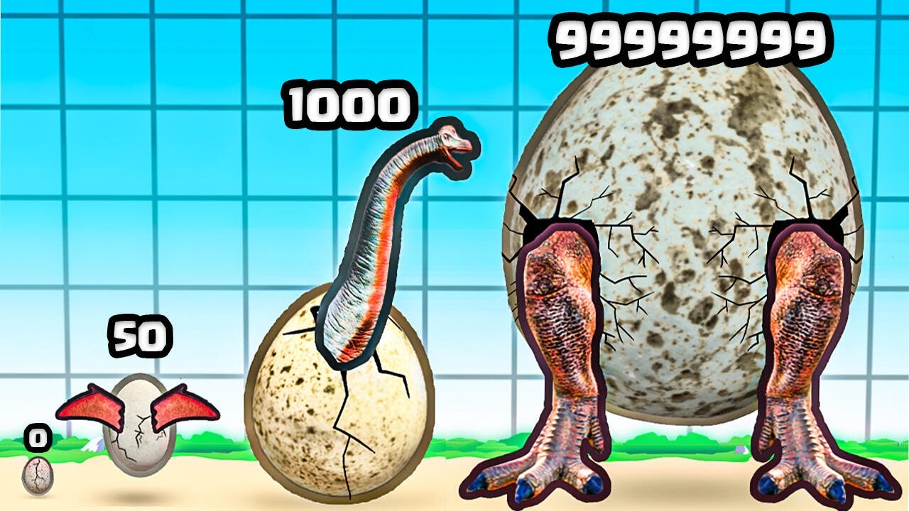 Growing a Dino Egg to STRONGEST