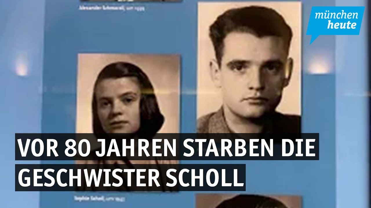 Gedenken – Vor 80 Jahren starben die Geschwister Scholl in München durch die Guillotine