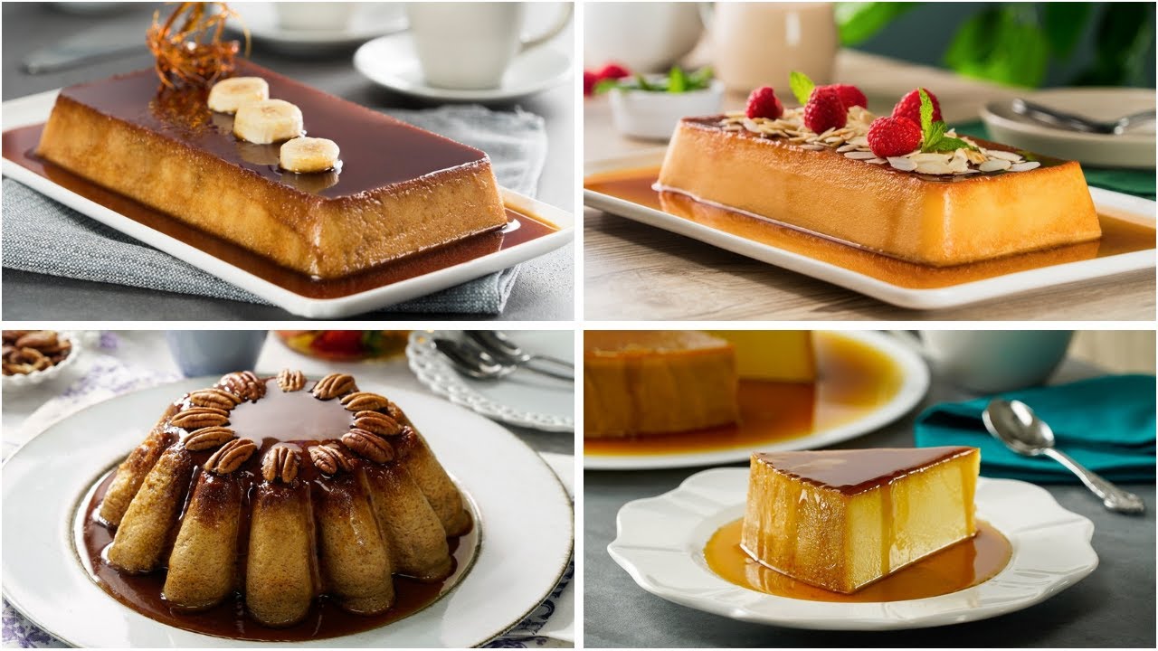 4 Recetas de Flanes