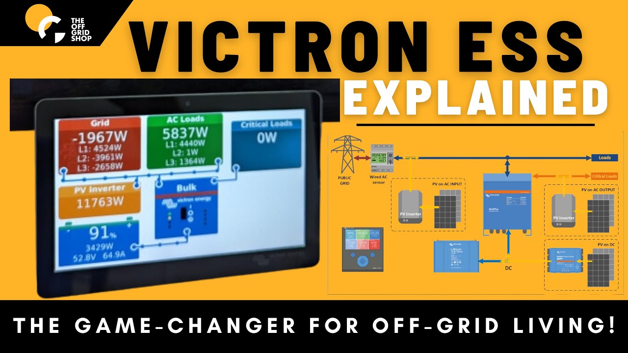 Victron ESS: How to Use It And Why it's Ideal for Off-Grid Power Systems