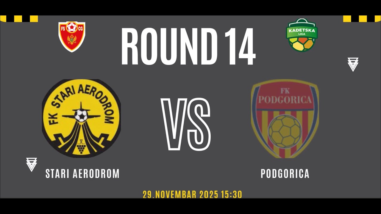Kadeti 2009 / 10 - FK Stari Aerodrom vs FK Podgorica