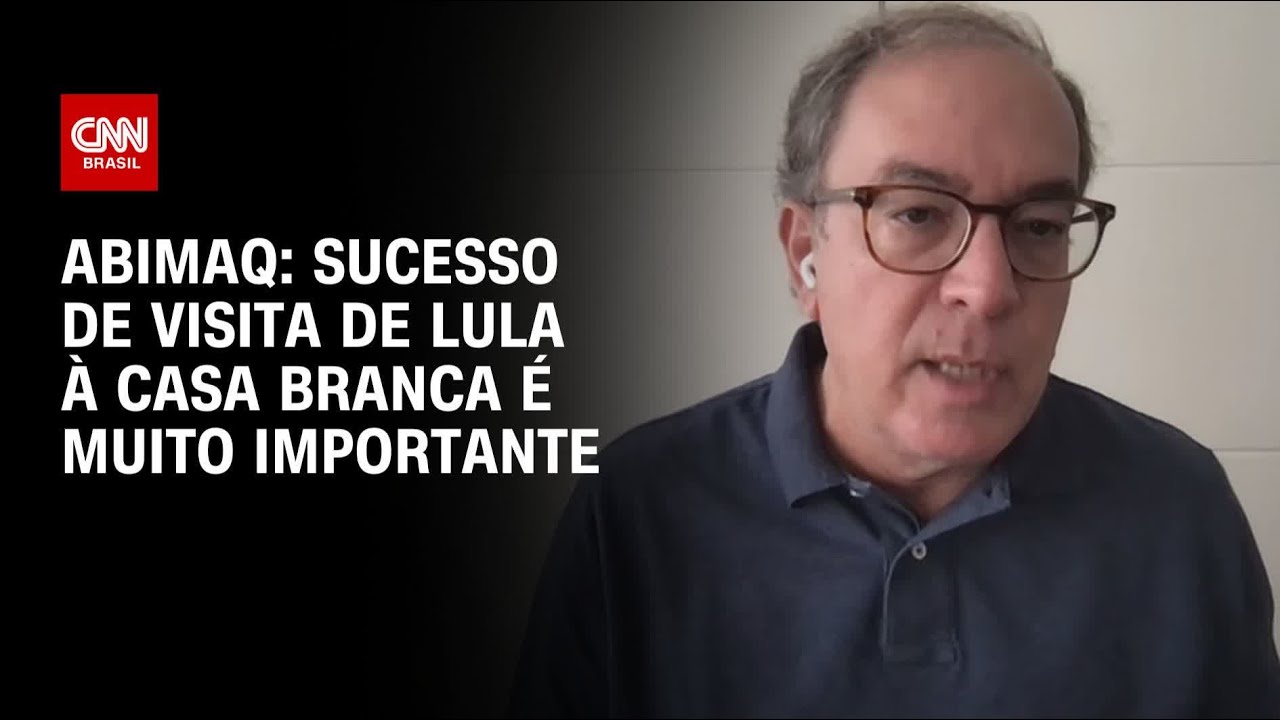 Sucesso de visita de Lula à Casa Branca é muito importante, diz presidente da Abimaq | AGORA CNN