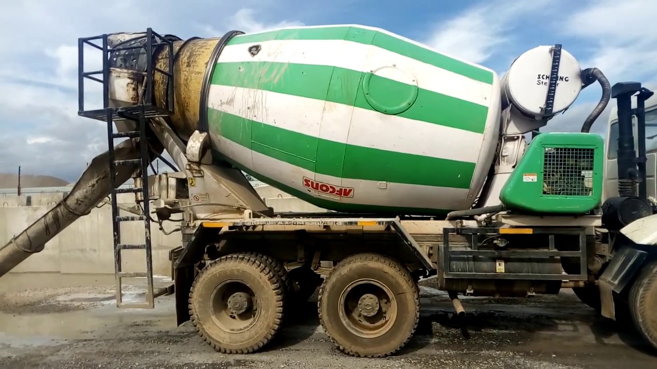 How to operate a concrete mixer{T.M}