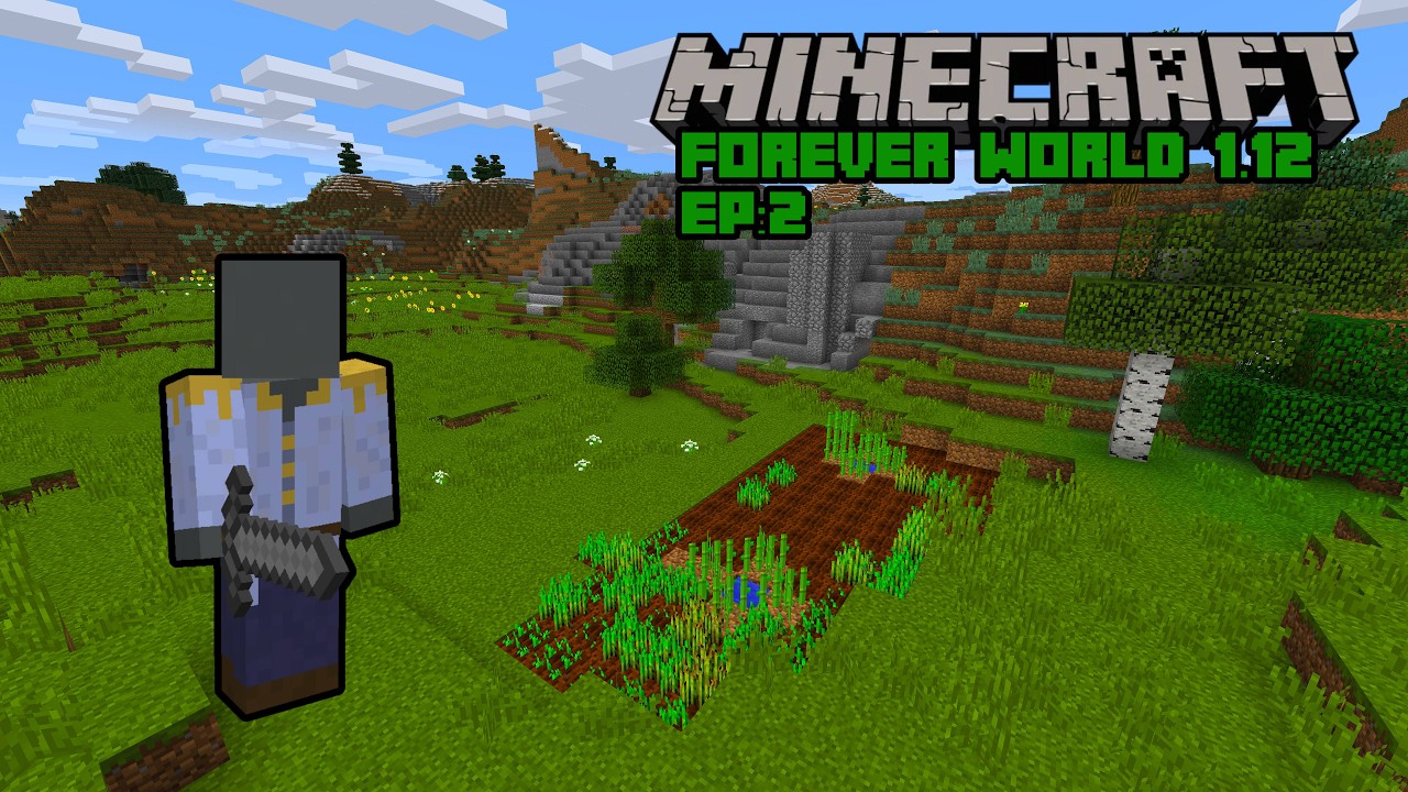 Minecraft Forever World's First Project. Skeleton Grinder Build in Minecraft 1.12 Let's Plays Ep:2.