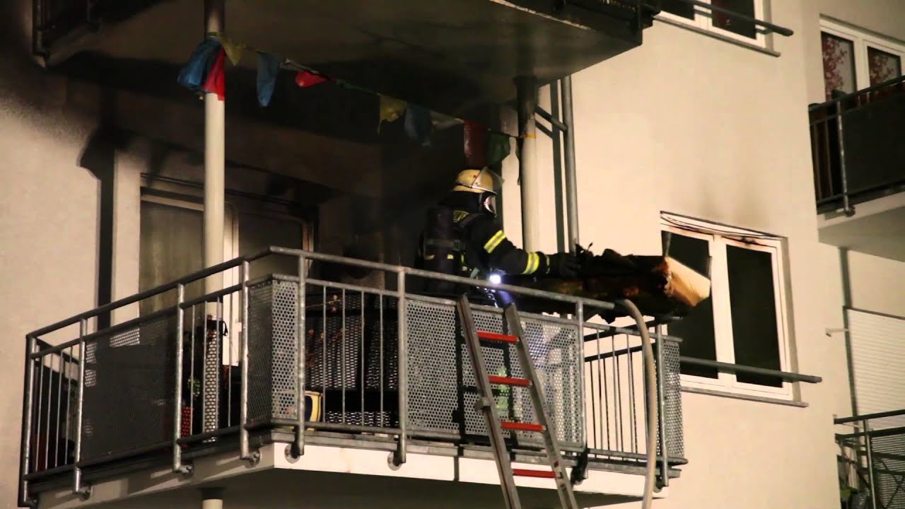 Schwerverletzter bei Wohnungsbrand in der Hasengartenstraße