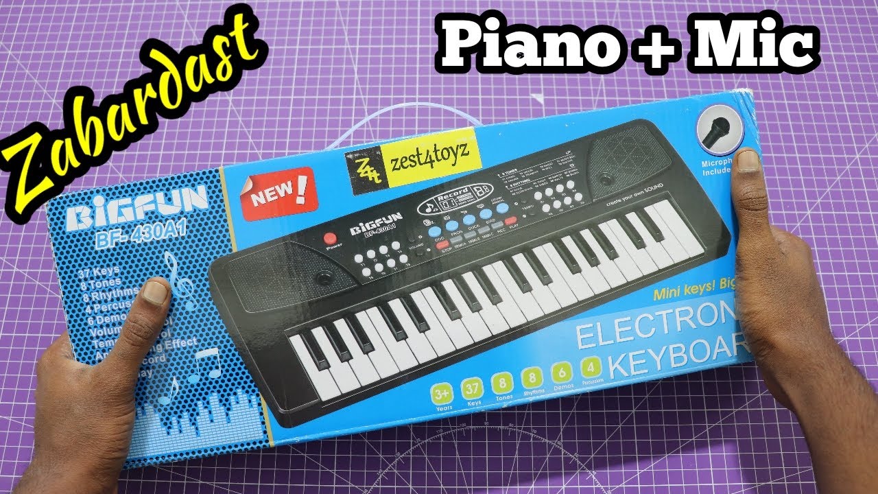 Piano Set With Mic 37keys,8tones,Rythms