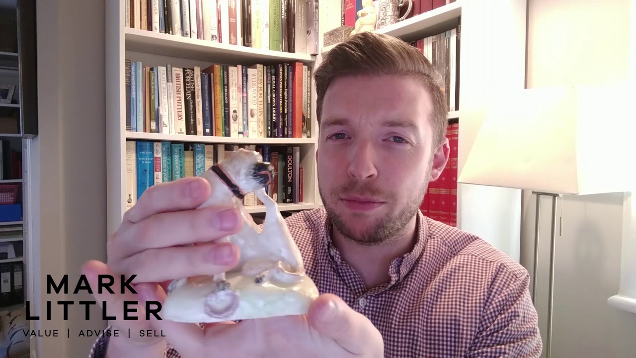 A quick look at a two rare Bow porcelain pug dogs with Mark Littler