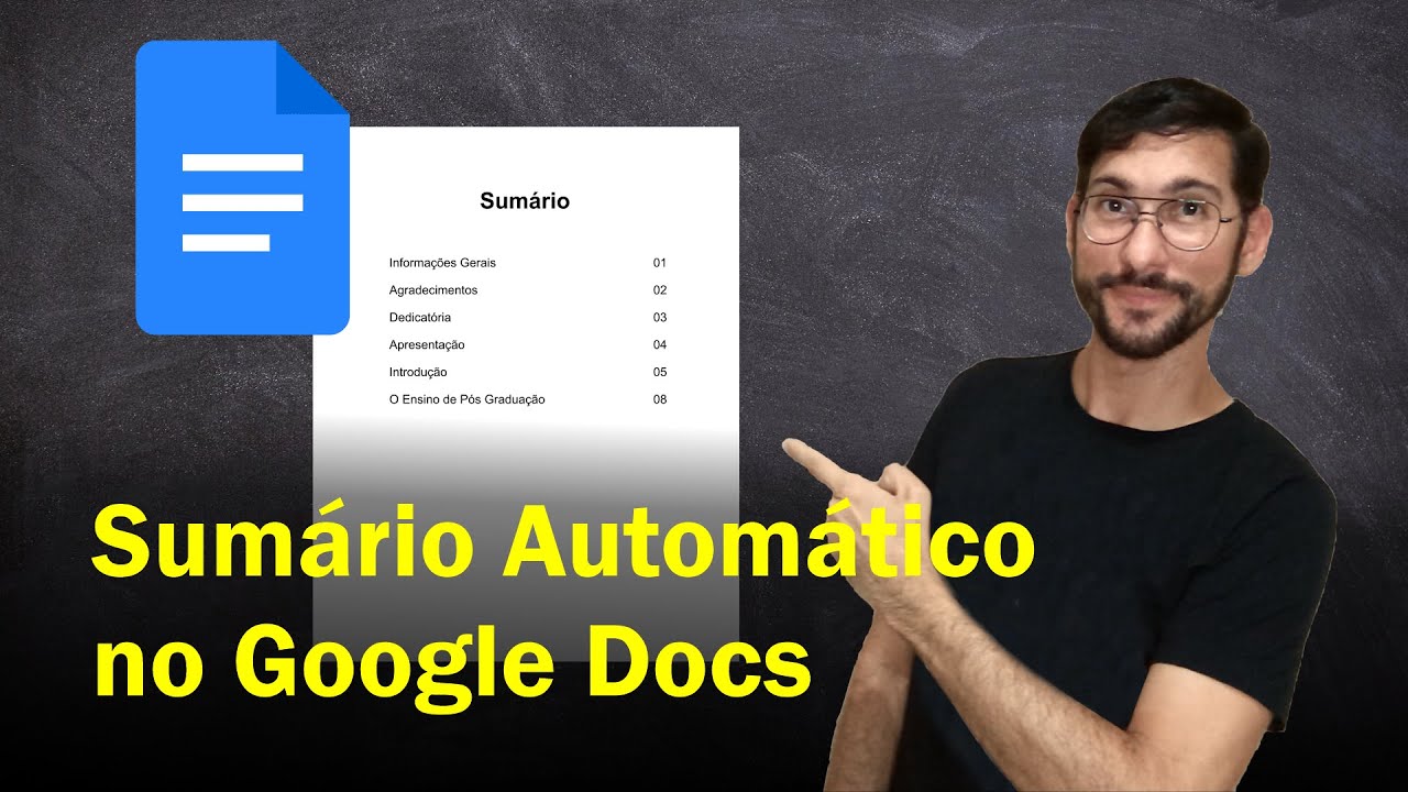 Como fazer SUM&Aacute;RIO AUTOM&Aacute;TICO no Google Docs - Passo a Passo