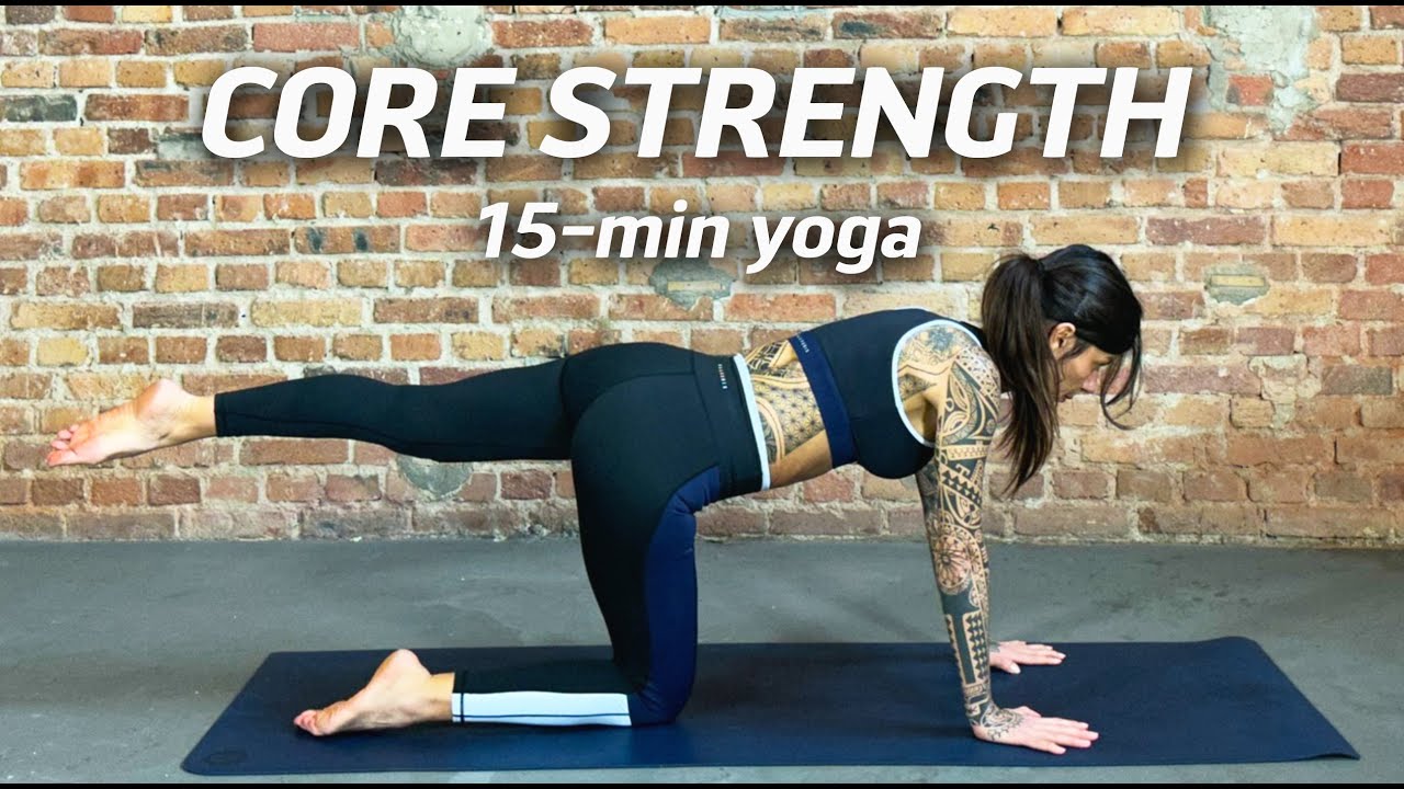 15-min YOGA FOR CORE & BACK STRENGTH │Yoga For Strength