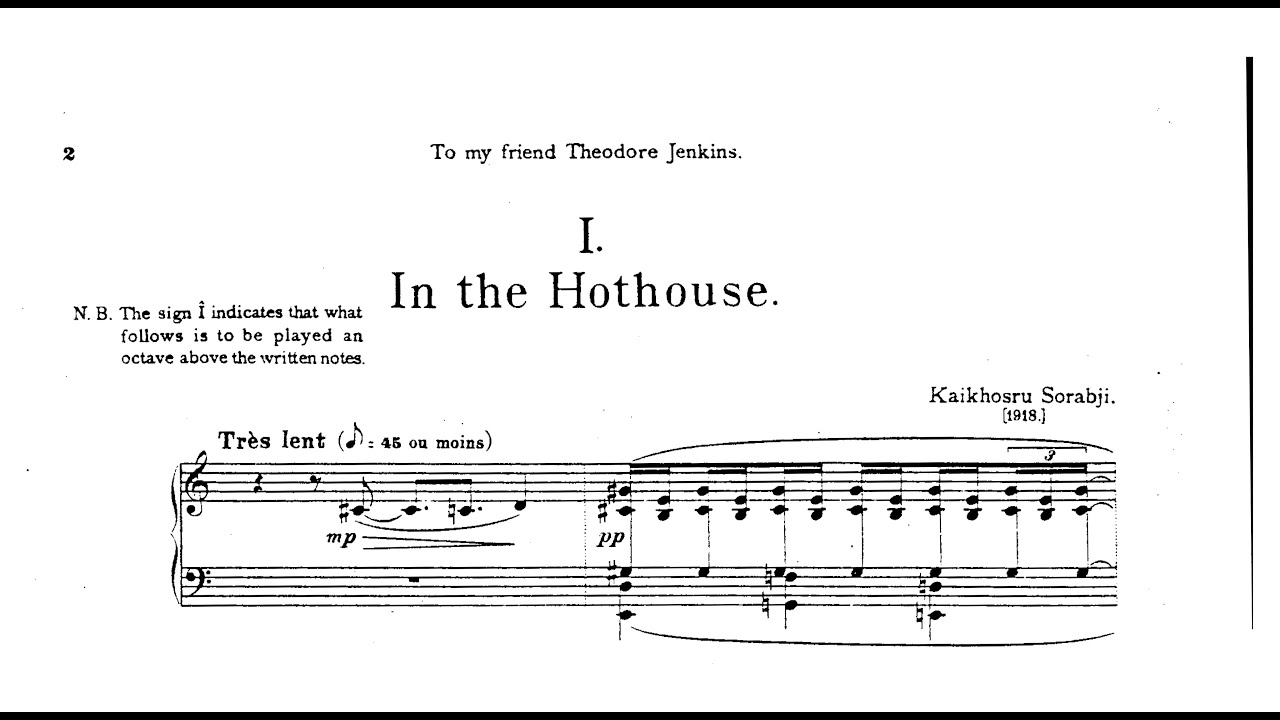 Kaikhosru Sorabji | In the Hothouse