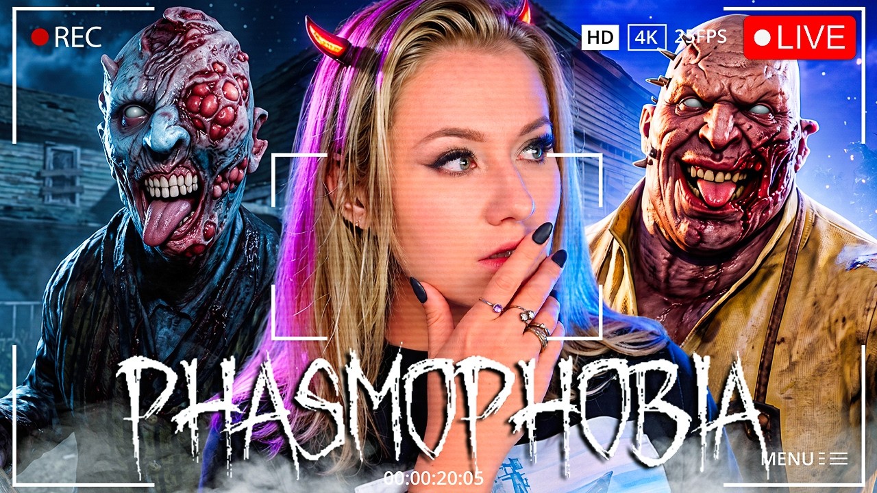 🔴 вечерний стрим в соло без улик в Phasmophobia 👻 The Crimson Eye