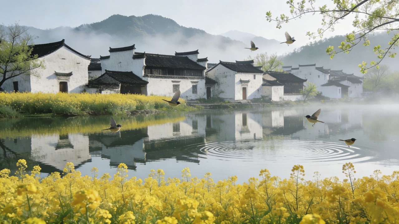 432Hz Sleep Meditation | Riverside Childhood Memories (Water & Birds) 助眠冥想：水乡童年（流水鸟鸣）