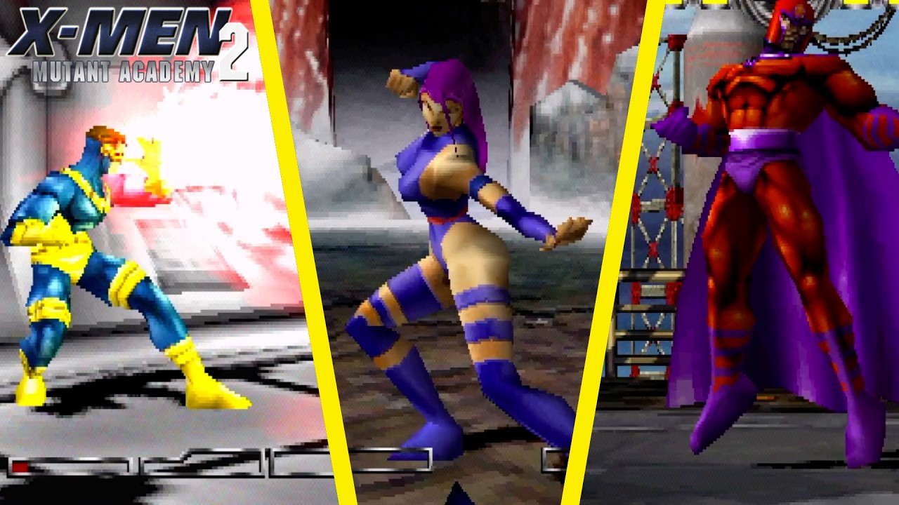 X-Men Mutant Academy 2 - All Super Moves