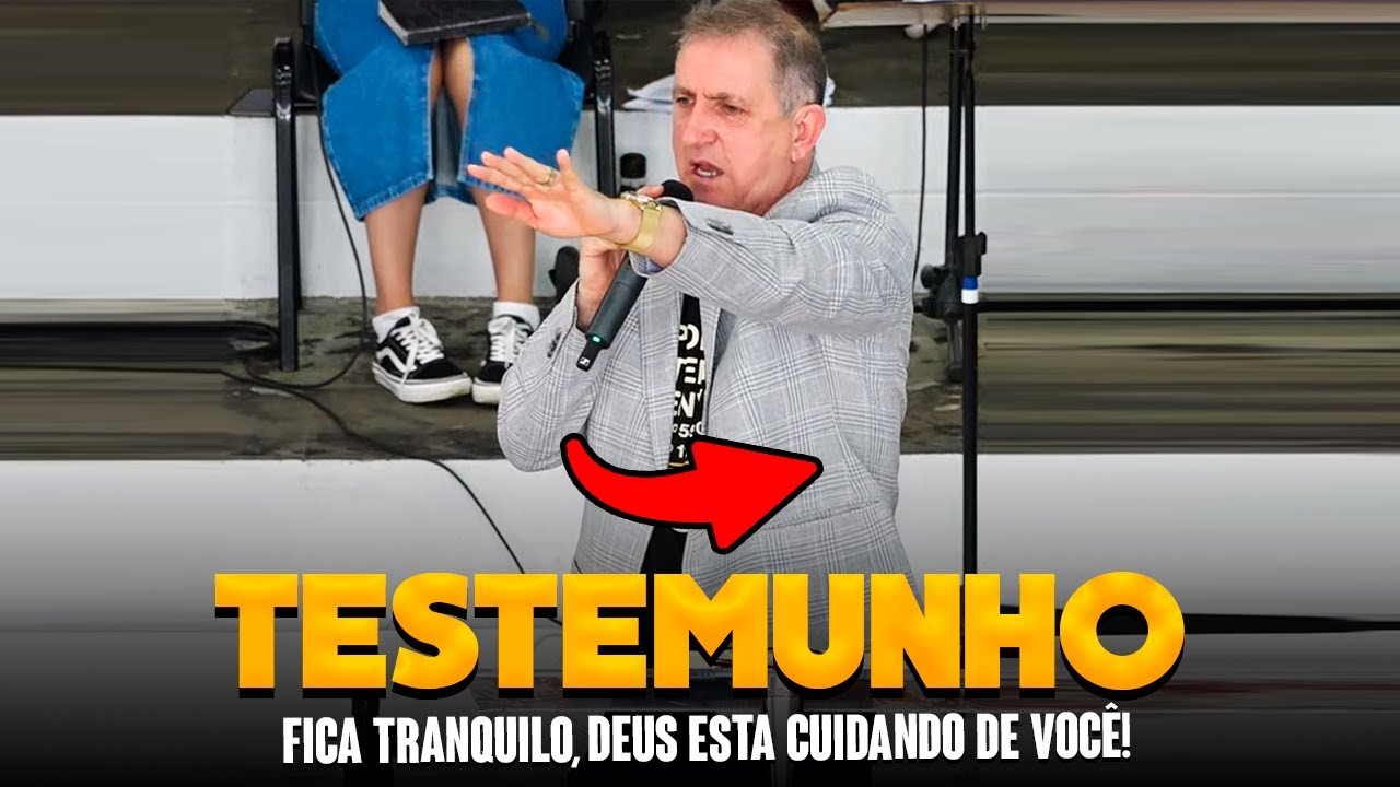 É DE ARREPIAR O TESTEMUNHO PASTOR! FICA TRANQUILO, DEUS ESTA CUIDANDO DE VOCÊ!