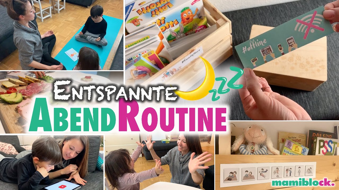 Abendroutine mit Kindern (1/2)🌙💤| Tipps - Ideen - Anregungen | mamiblock