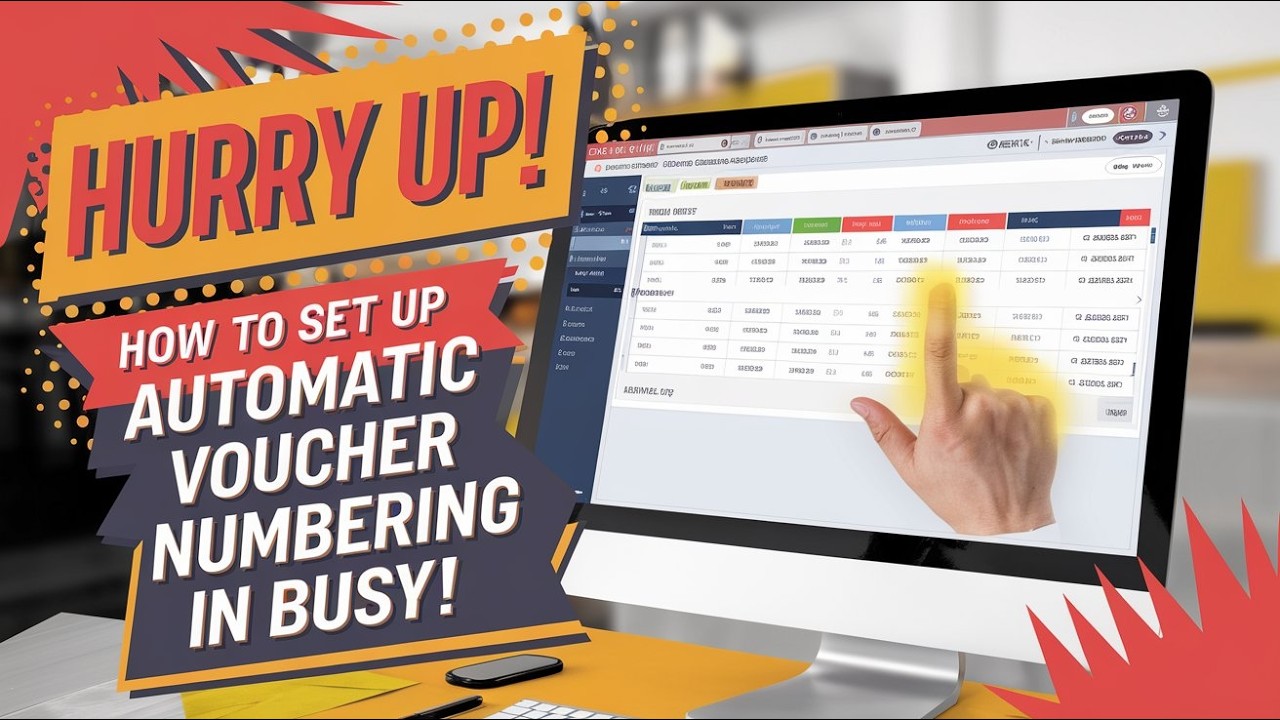 HOW TO  SET UP AUTOMATIC VOUCHER NUMBERING IN BUSY