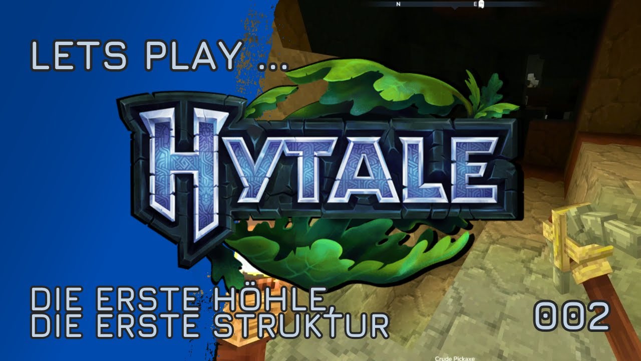 Die erste Höhle, die erste Struktur - Lets Play Hytale - 002
