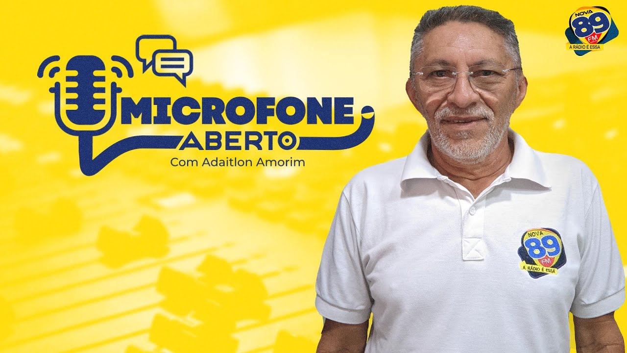 MICROFONE ABERTO 🎙 | 25-02-2026 | Com Adailton Amorim