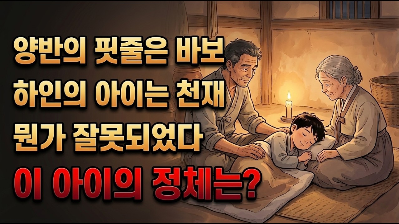 가난한 하인이 키운 천재 소년, 마침내 세상을 놀라게 하다 | 야담 | 민담 | 옛날이야기 | 오디오북