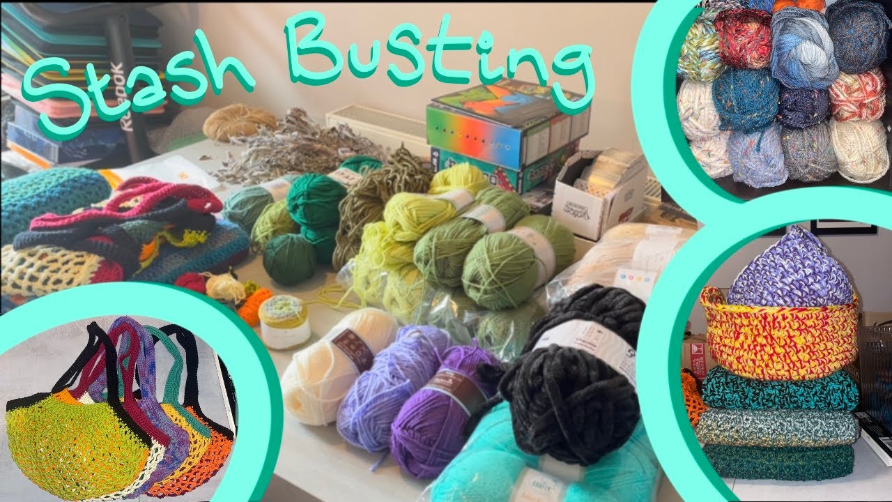 Stash Busting Yarn 🧶 Market Prep Autumn/Halloween 🍂 Crochet Vlog