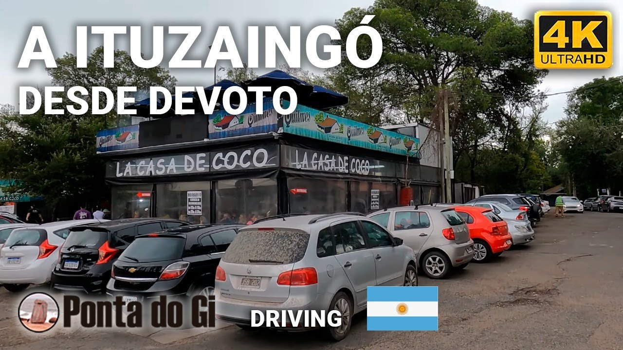 Un tranquilo viaje hasta ITUZANGÓ por el AMBA #driving TOUR virtual 4K UHD BUENOS AIRES - ARGENTINA