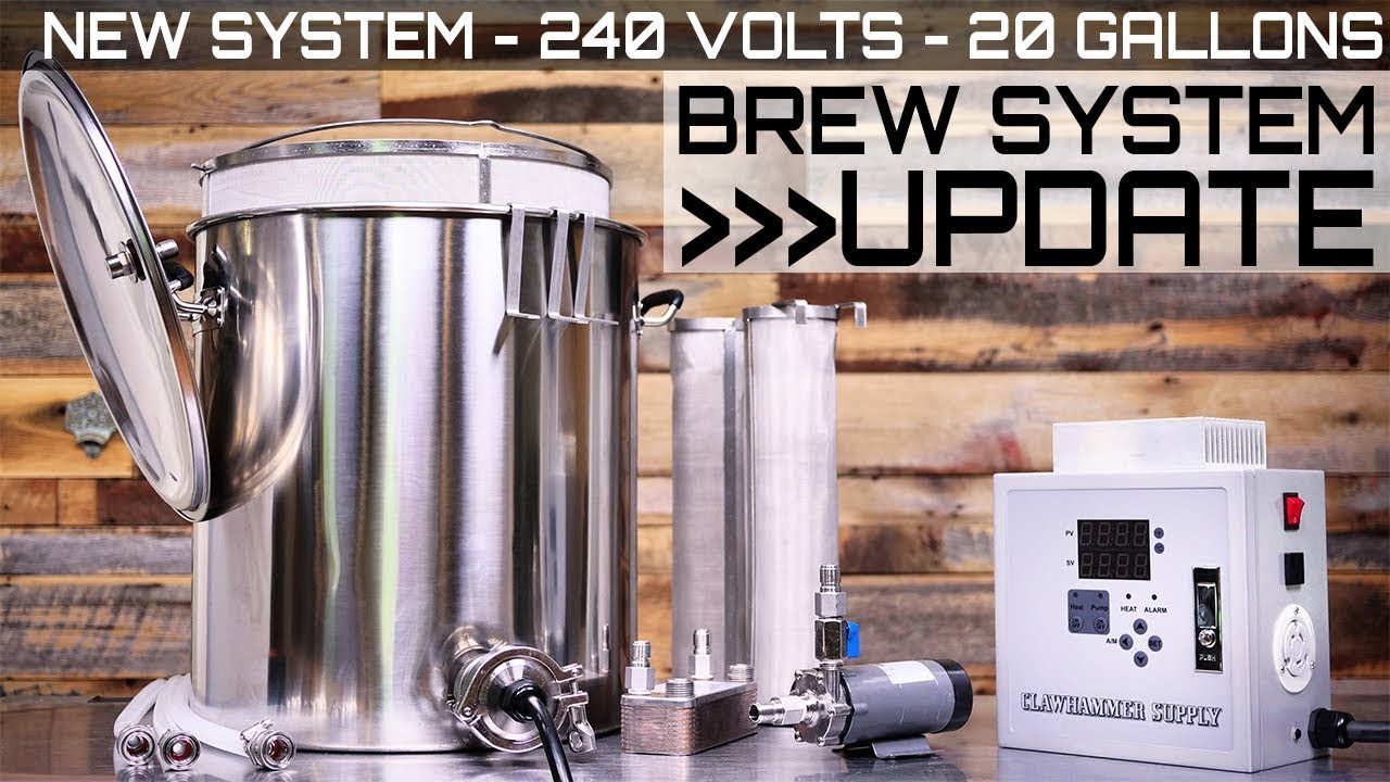 20 Gallon BIAB Electric Homebrew System Update