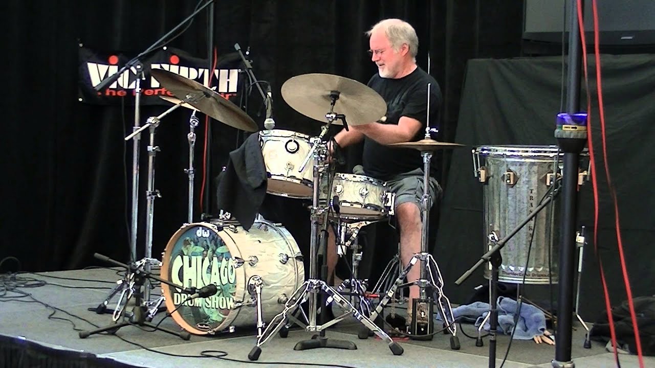 Paul Wertico at the Chicago Drum Show