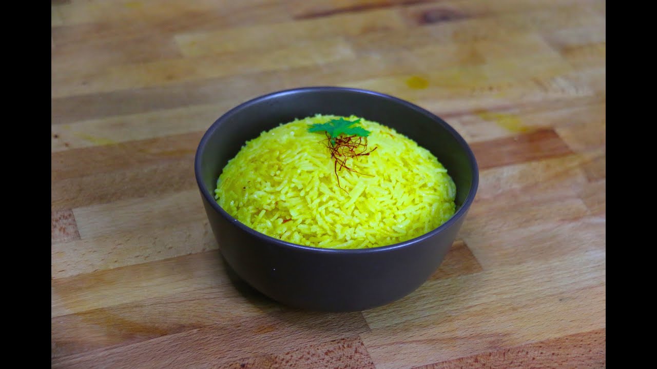 How to make Simple Saffron Rice