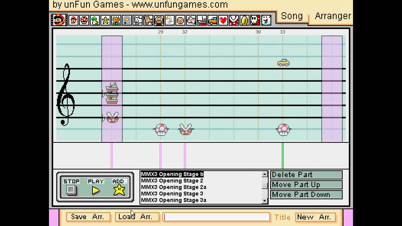 Mario Paint Composer 2 - Mega Man X3 - Opening Stage (Maverick Hunter HQ)